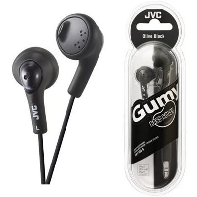 Écouteurs JVC HA-F160-B Gumy Noir